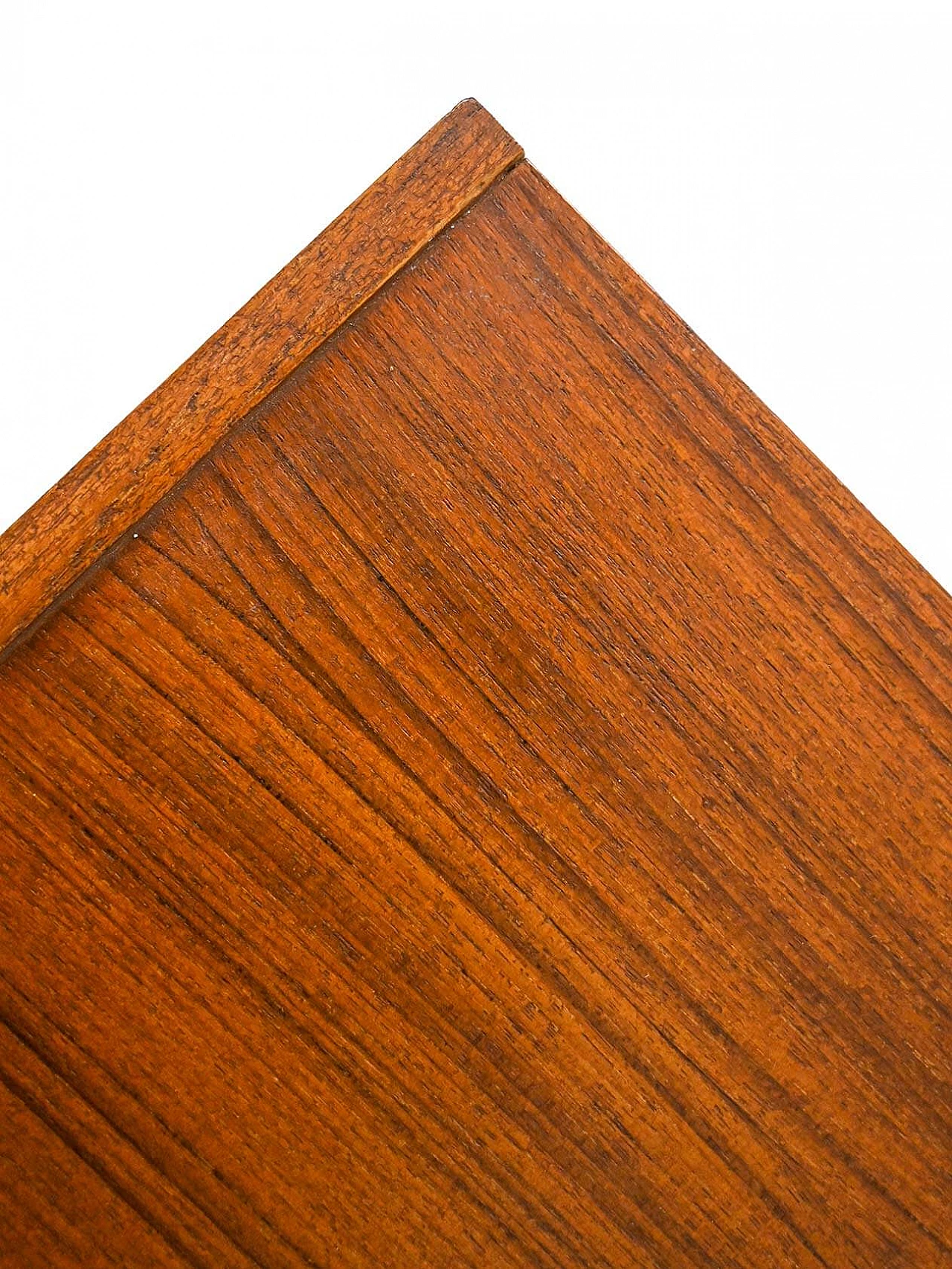 Teak chest of drawers with conical legs, 1960s 5