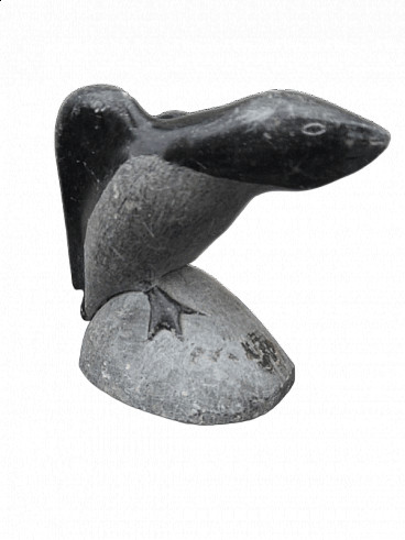 Inuit stone penguin sculpture by Canada Eskimo Art Esquimau, 1970s ...