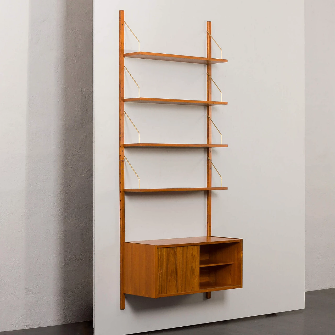 Danish teak bookcase in the style of Sorensen and Cadovius, 1960s 2