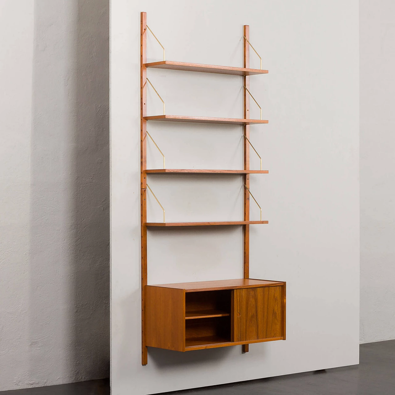 Danish teak bookcase in the style of Sorensen and Cadovius, 1960s 4