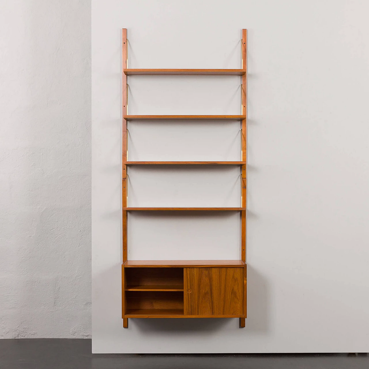 Danish teak bookcase in the style of Sorensen and Cadovius, 1960s 8