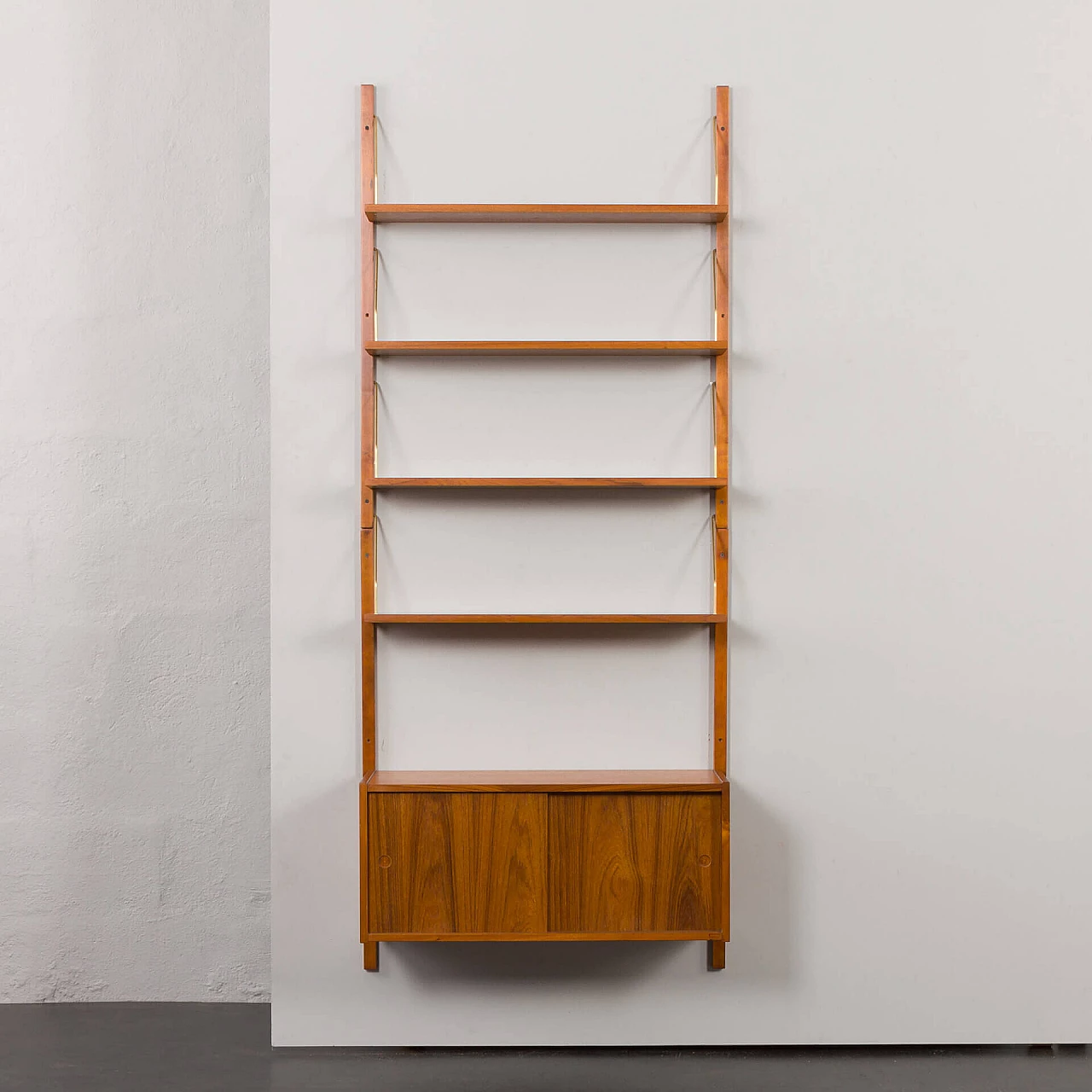 Danish teak bookcase in the style of Sorensen and Cadovius, 1960s 9