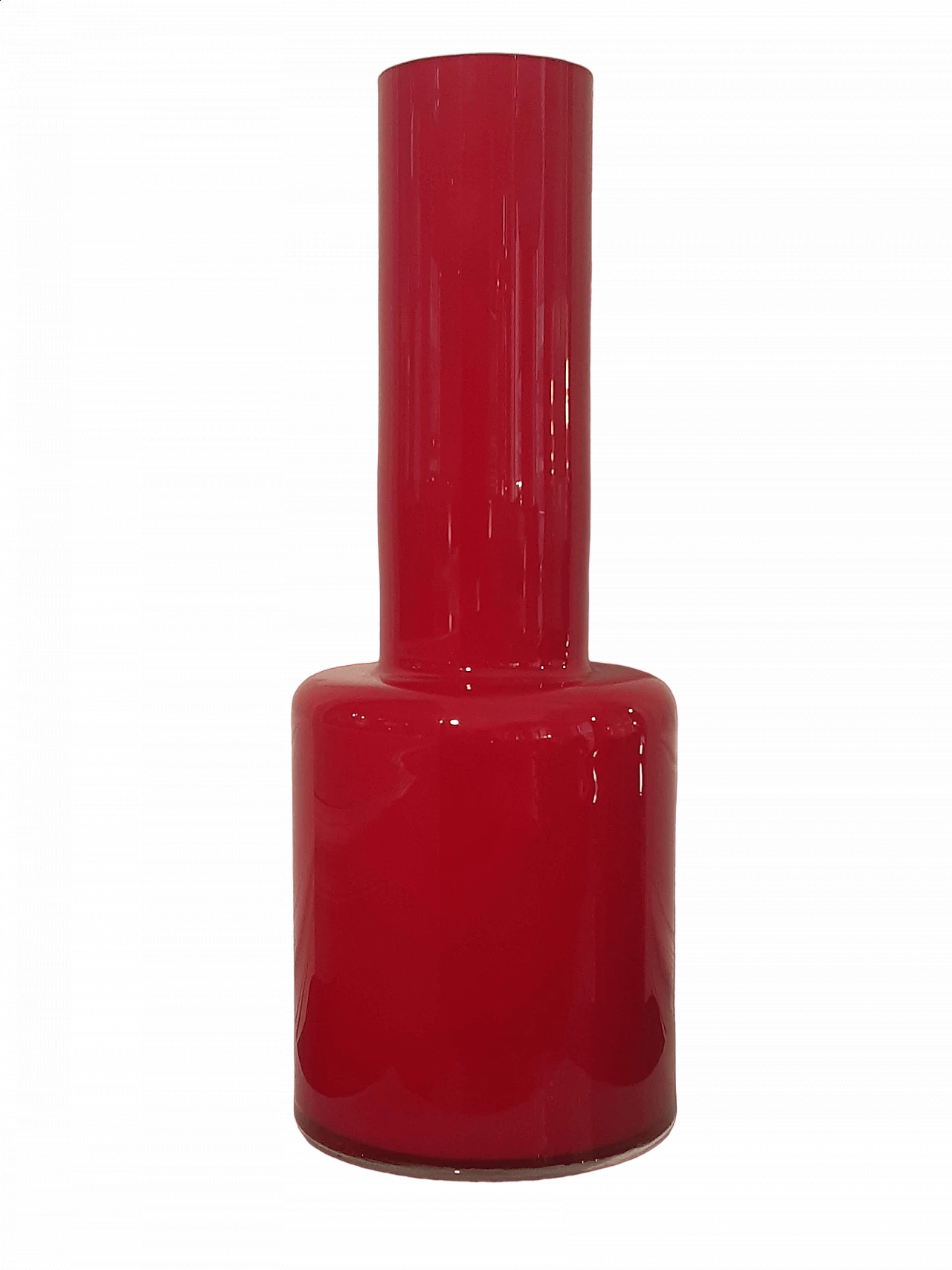 Red-sommerso Murano glass vase by Giorgio Nason, 1980s 6