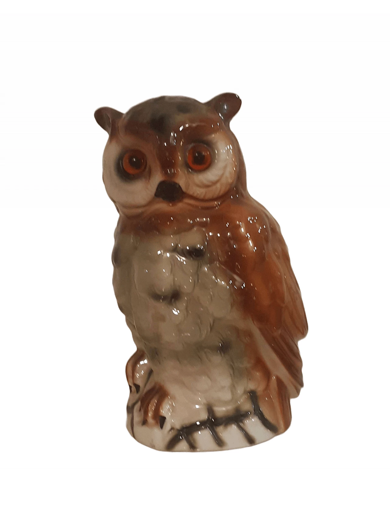 Austrian porcelain owl sculpture with light and perfume diffuser 5