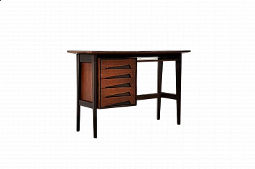 Wood desk by Edmondo Palutari for Dassi, 1960s