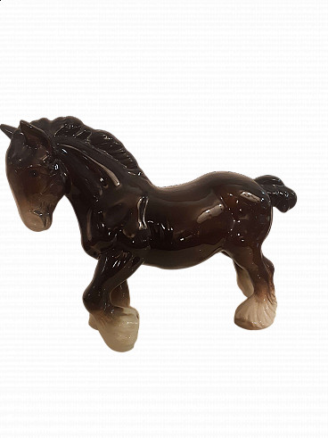 Coppia di cavalli giocattolo in cartapesta e pelle • Vendita Online  Antiquariato, Modernariato e Design • NowArc
