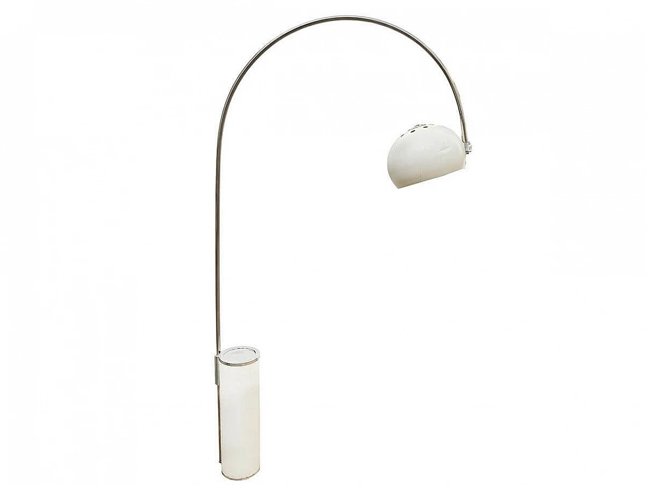 White metal arc lamp, 1970s 2