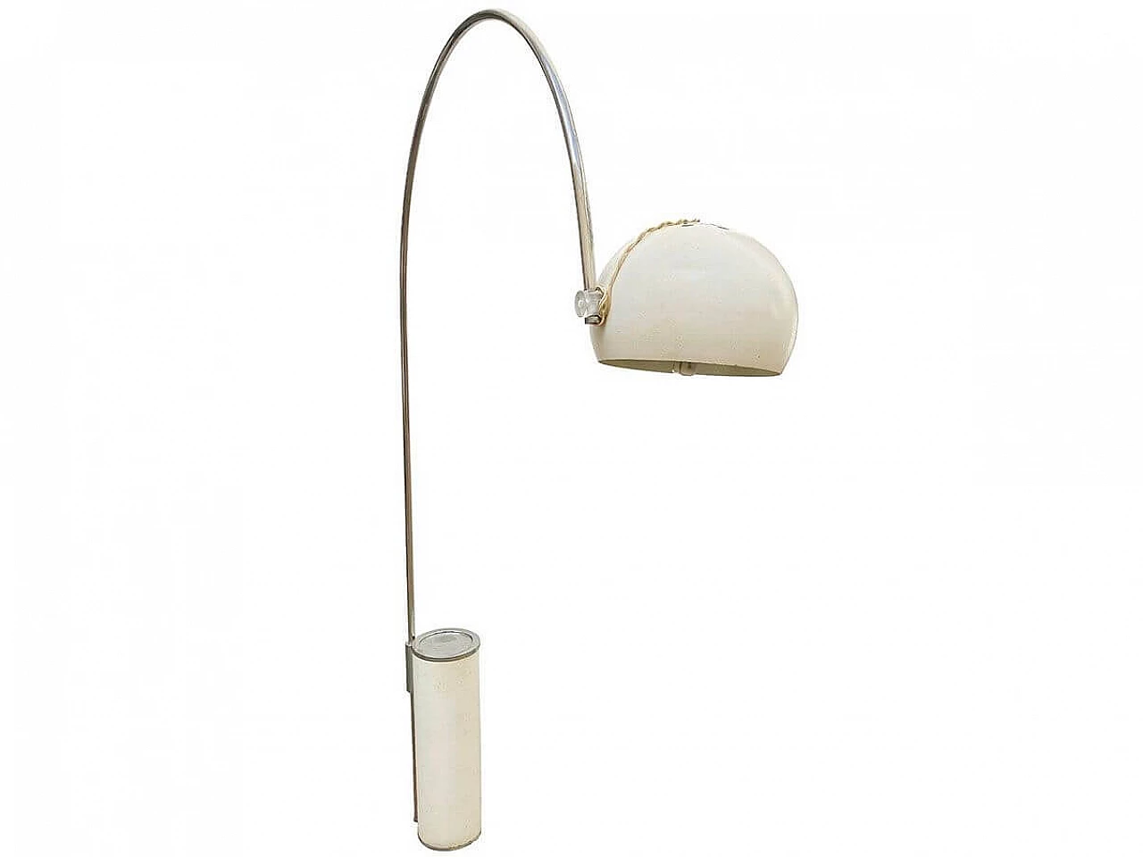 White metal arc lamp, 1970s 9