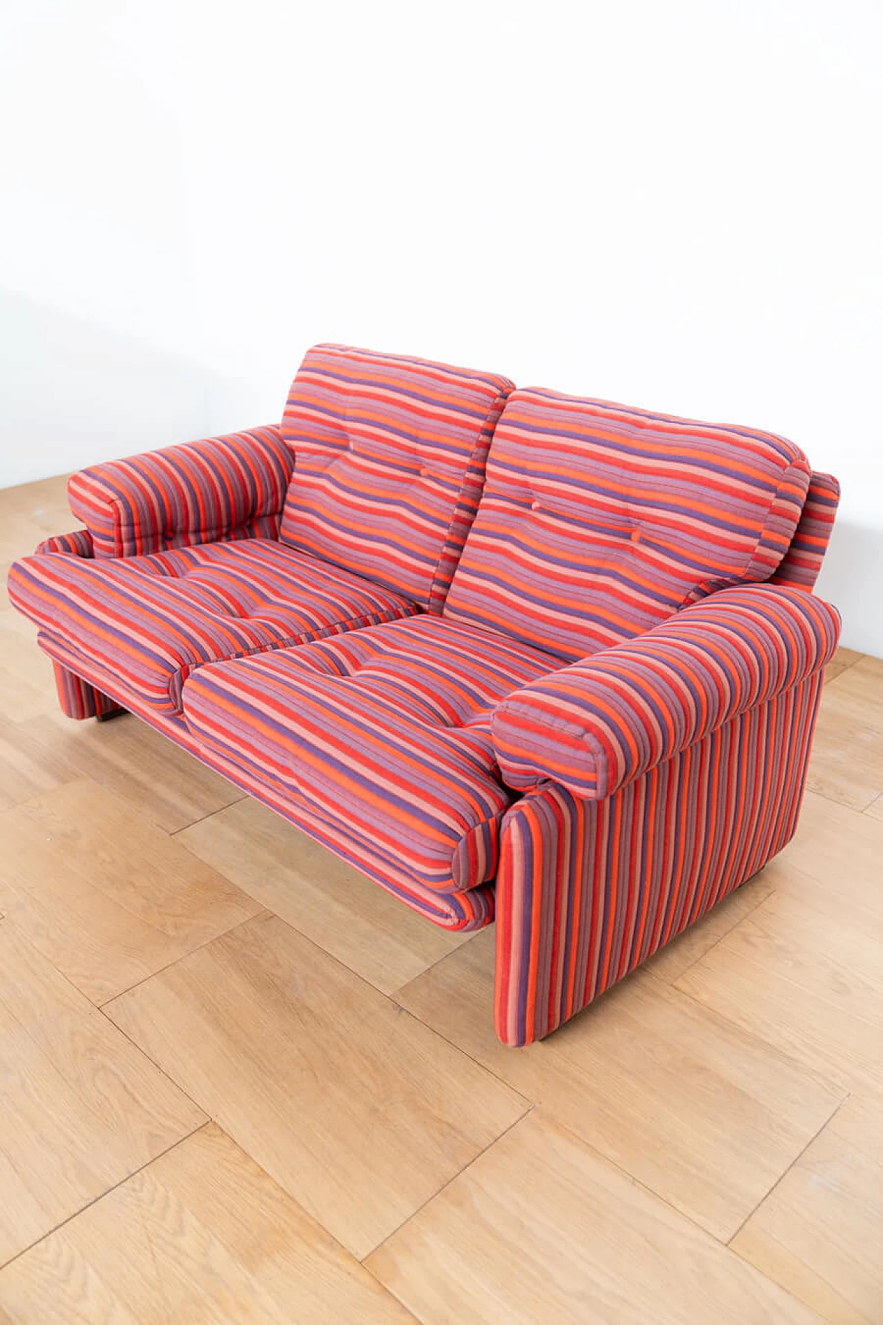 Coronado two-seater fabric sofa by Tobia Scarpa for C&B Italia, 1970s 6