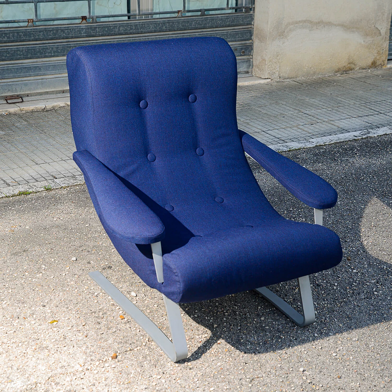 Rocking armchair by Guido Bonzani for Tecnosalotto, 1970s 1