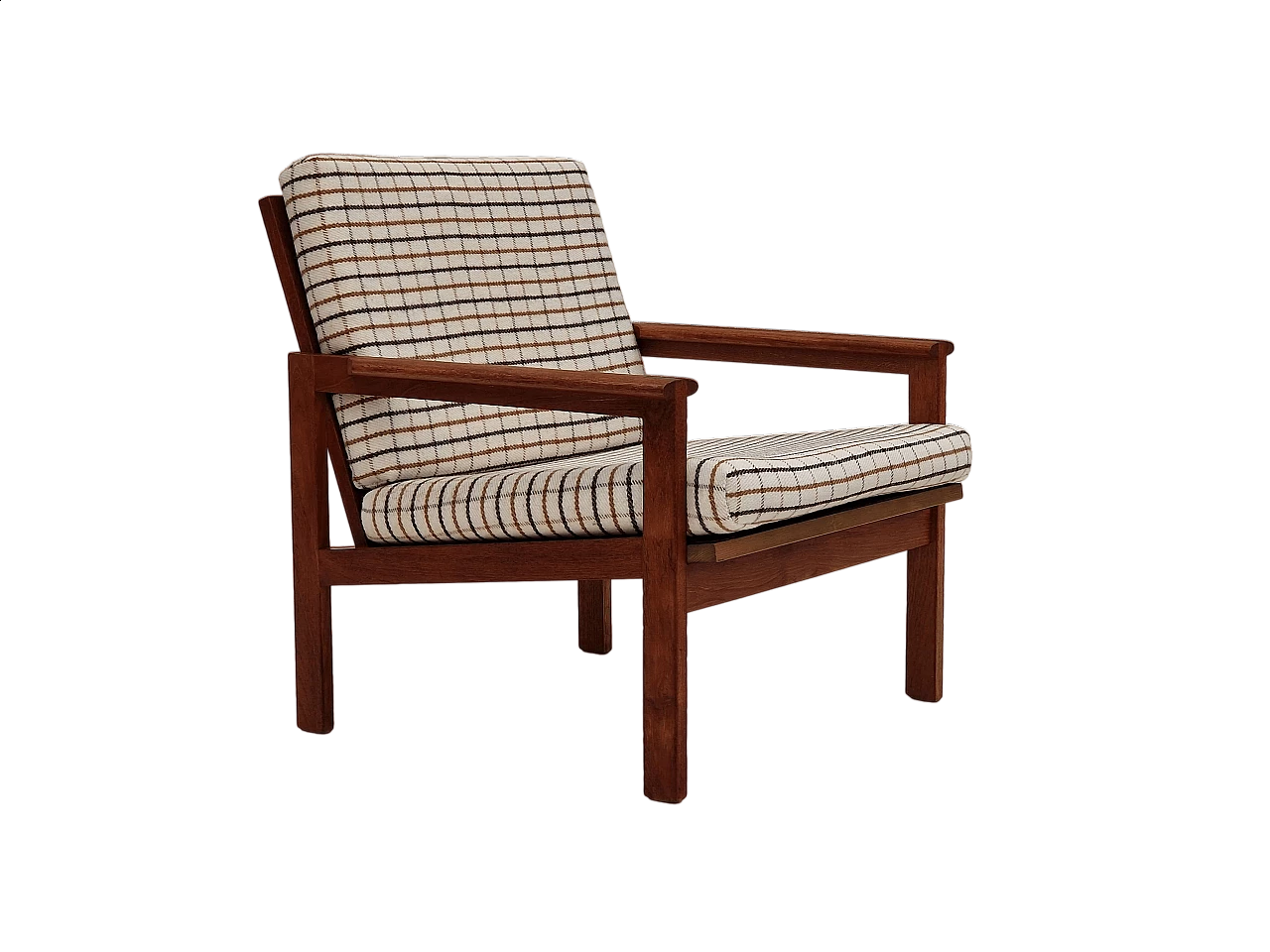 Teak Capella armchair by Illum Wikkelsø for Eliersen Møbler, 1970s 16