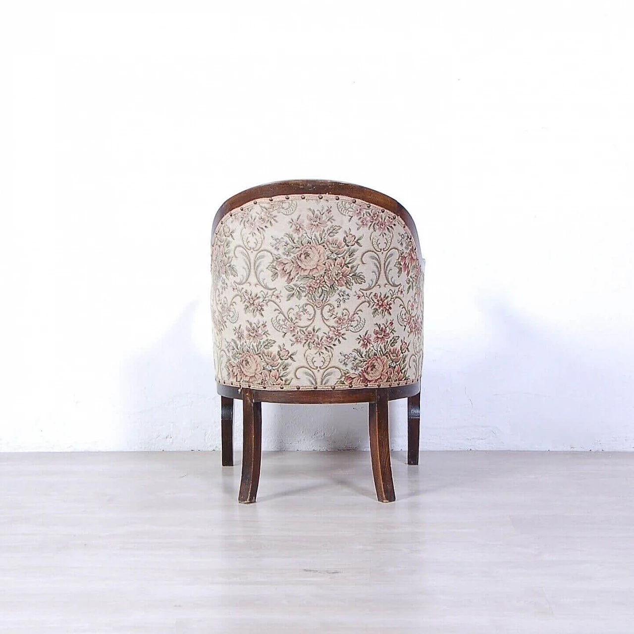 Walnut armchair in Charles X style, mid-19th century 3