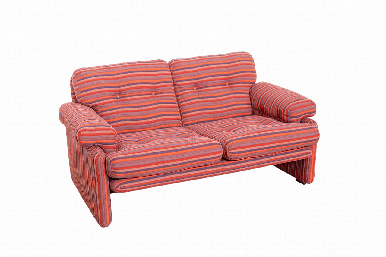 Coronado two-seater fabric sofa by Tobia Scarpa for C&B Italia, 1970s 19