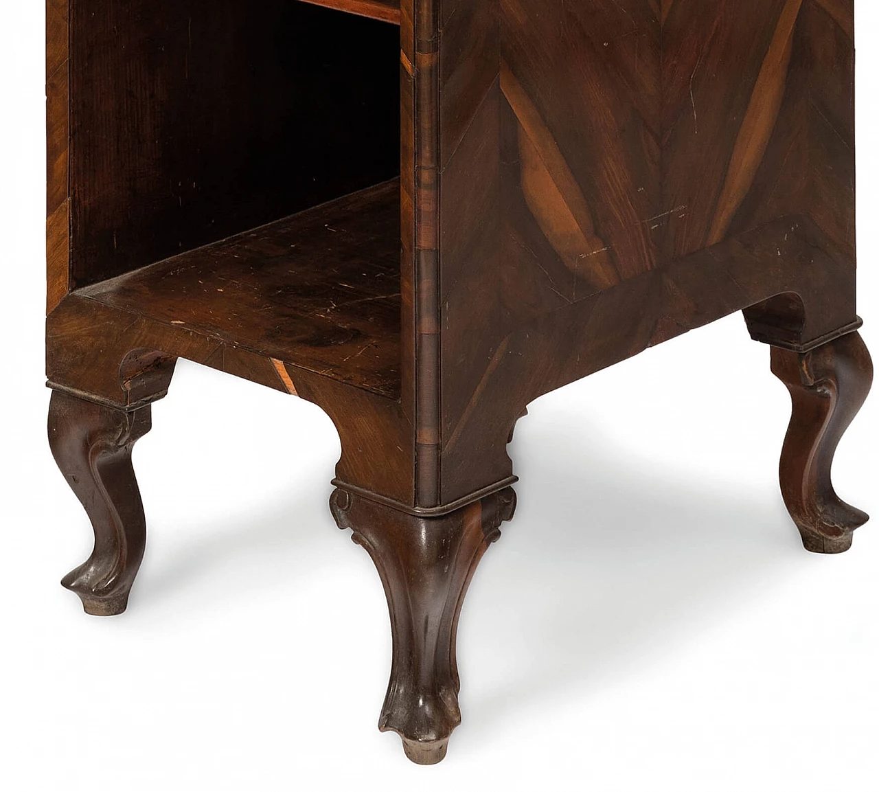 Louis XV walnut paneled document holder cabinet, first half of the 18th century 2