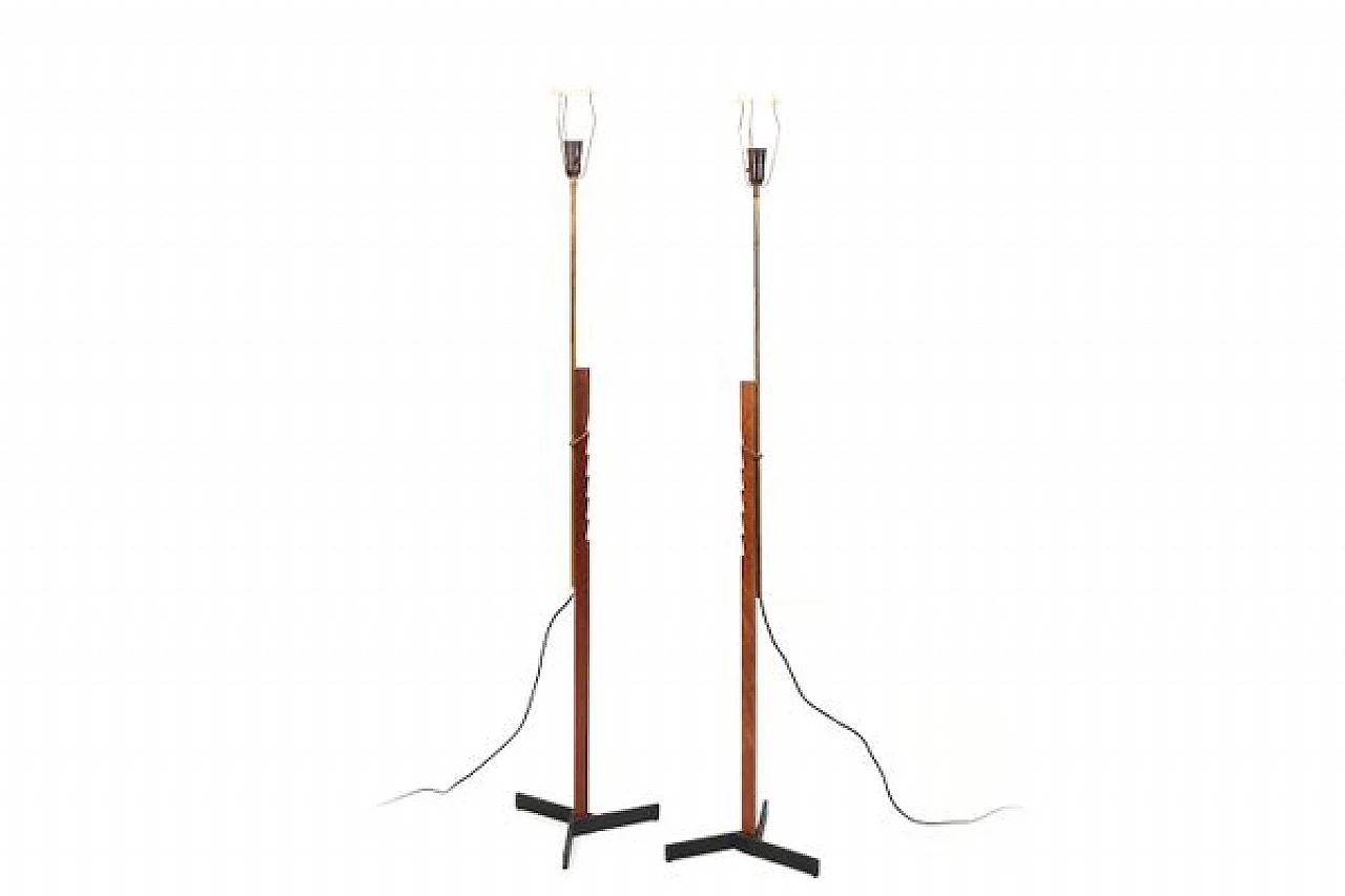 Pair of lamps by Svend Aage Holm Sørensen for Holm Sørensen & Co, 1950s 11