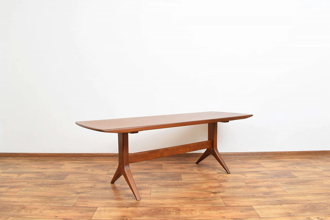 Danish teak coffee table by Johannes Andersen, 1960s 1