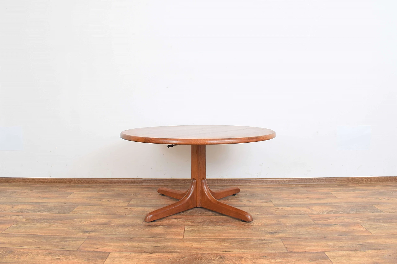 Danish coffee table in solid teak, 1970s 1