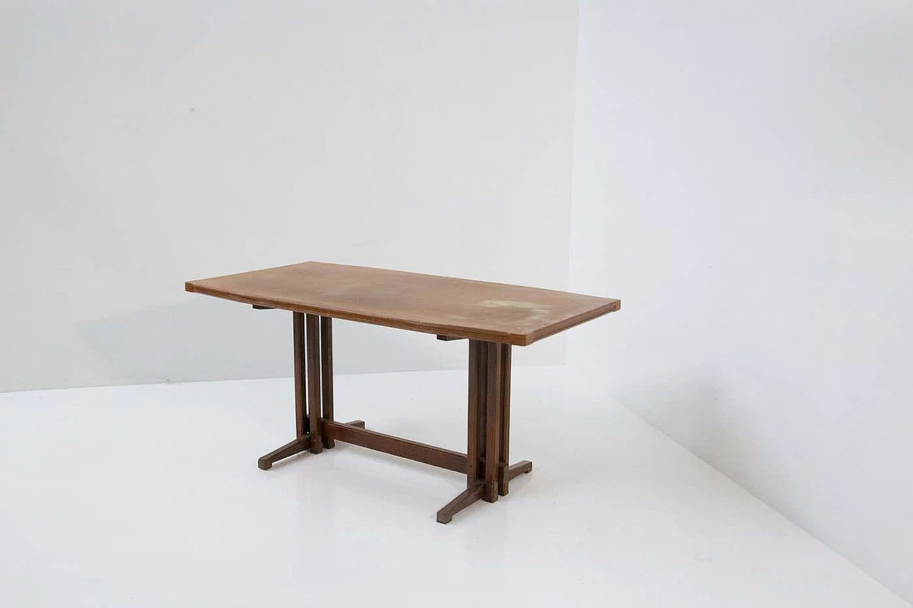 Wooden table by Gigi Radice, 1950s 1