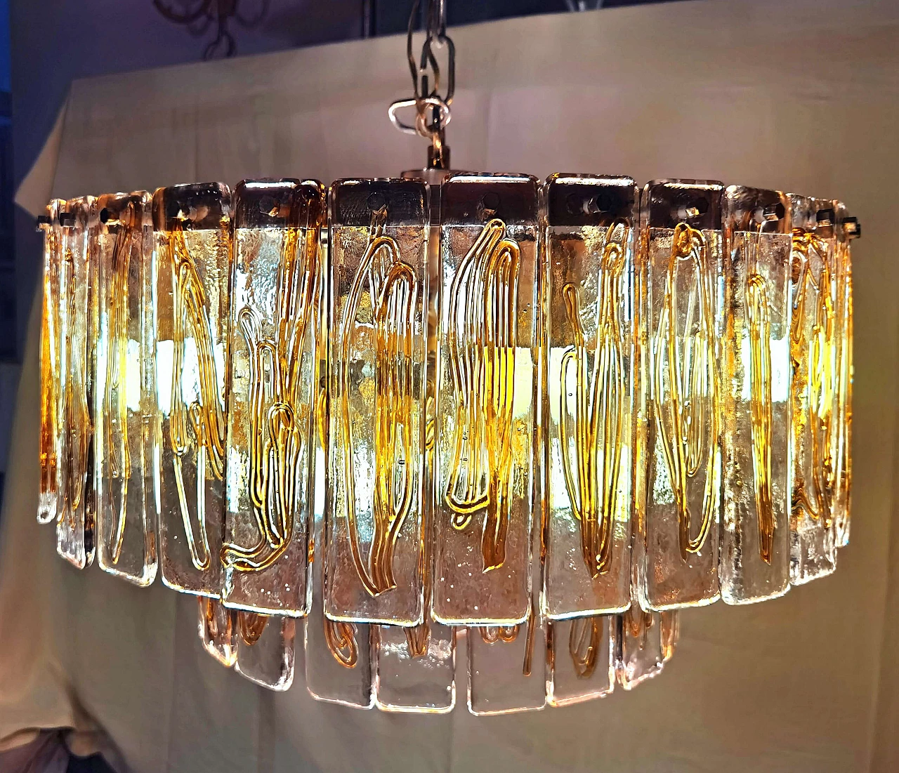 Murano glass chandelier by La Murrina, 1970s 2