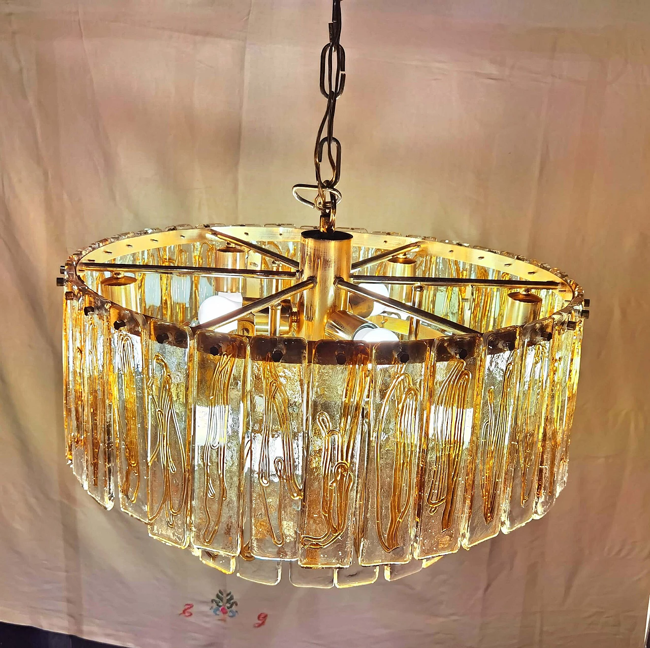 Murano glass chandelier by La Murrina, 1970s 4