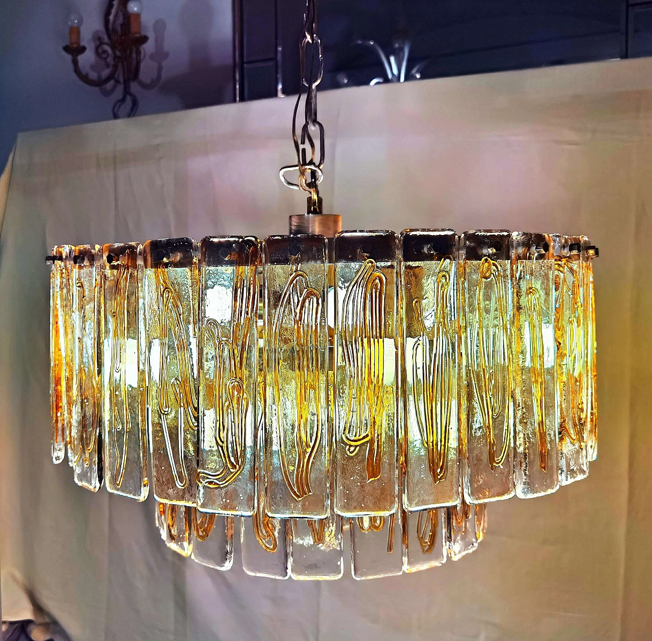 Murano glass chandelier by La Murrina, 1970s 7