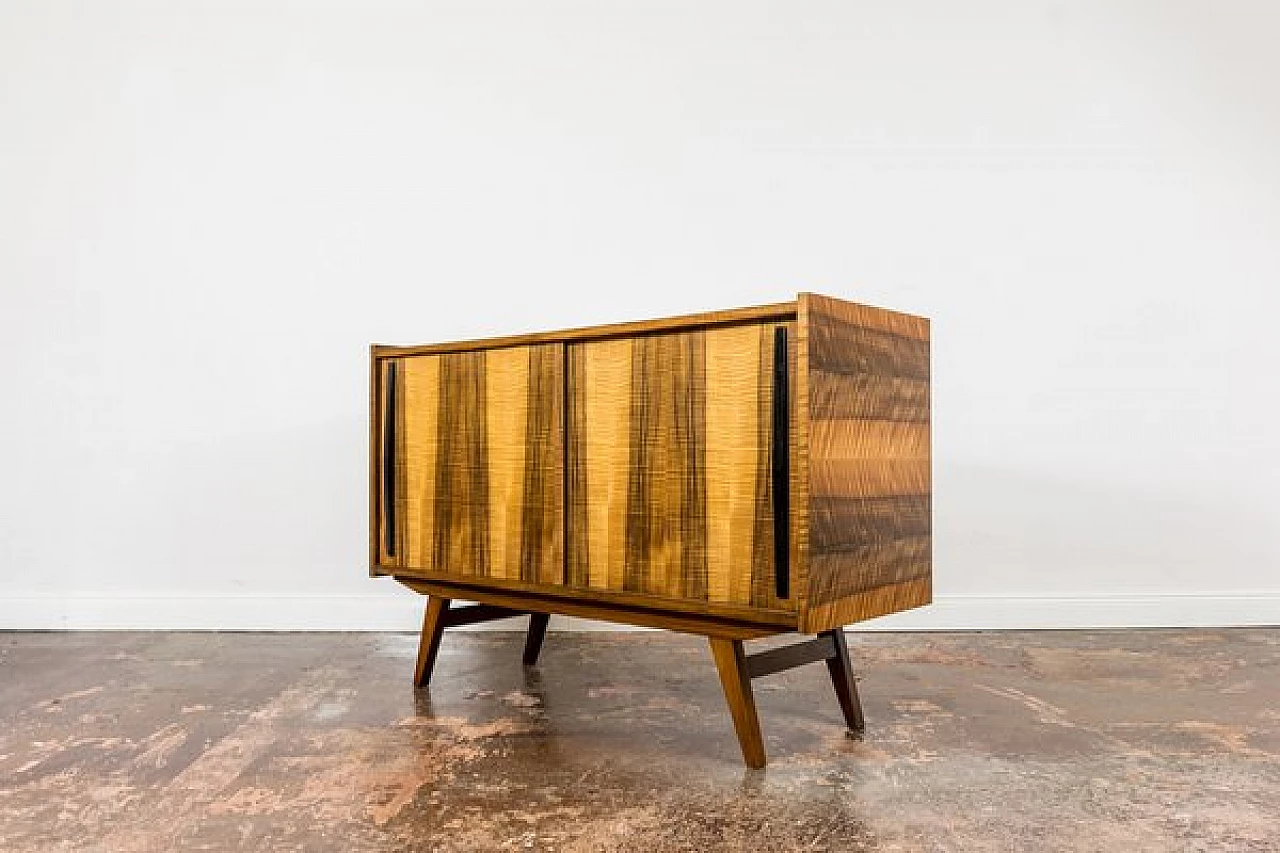 Plywood and walnut sideboard by Słupskie Fabryki Mebli, 1960s 1