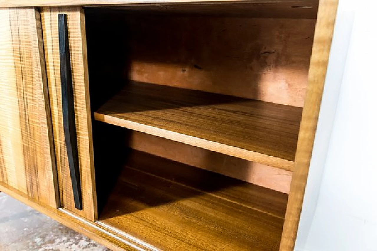 Plywood and walnut sideboard by Słupskie Fabryki Mebli, 1960s 4