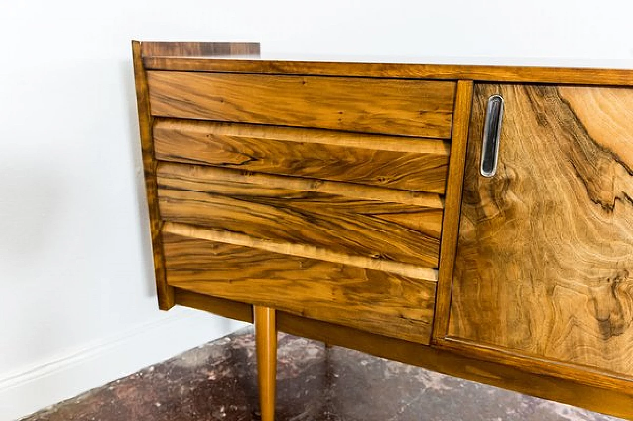 Polish walnut sideboard, 1960s 7