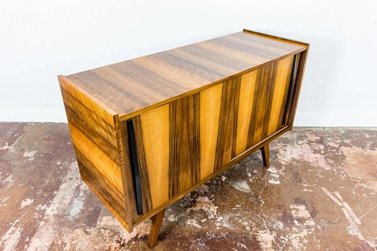 Plywood and walnut sideboard by Słupskie Fabryki Mebli, 1960s 7