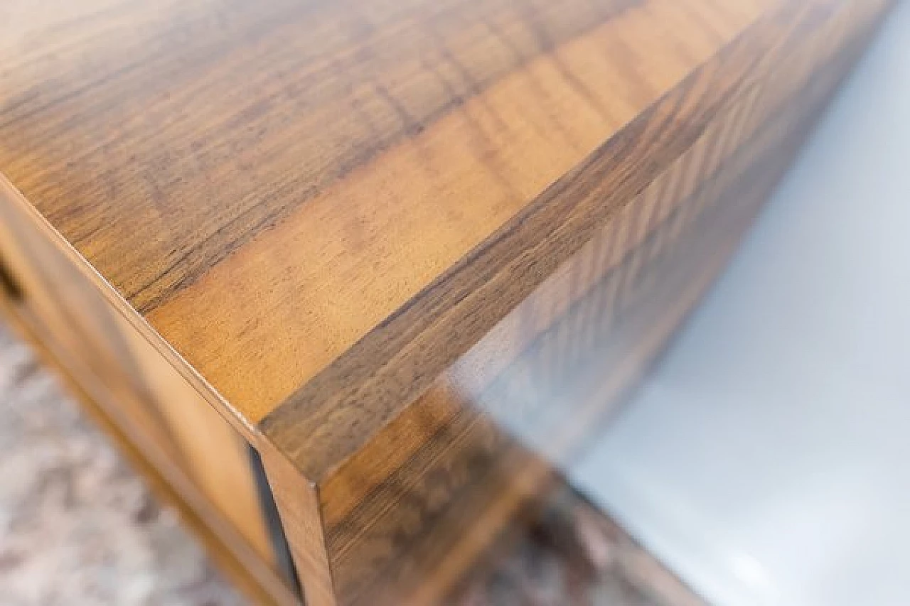 Plywood and walnut sideboard by Słupskie Fabryki Mebli, 1960s 9