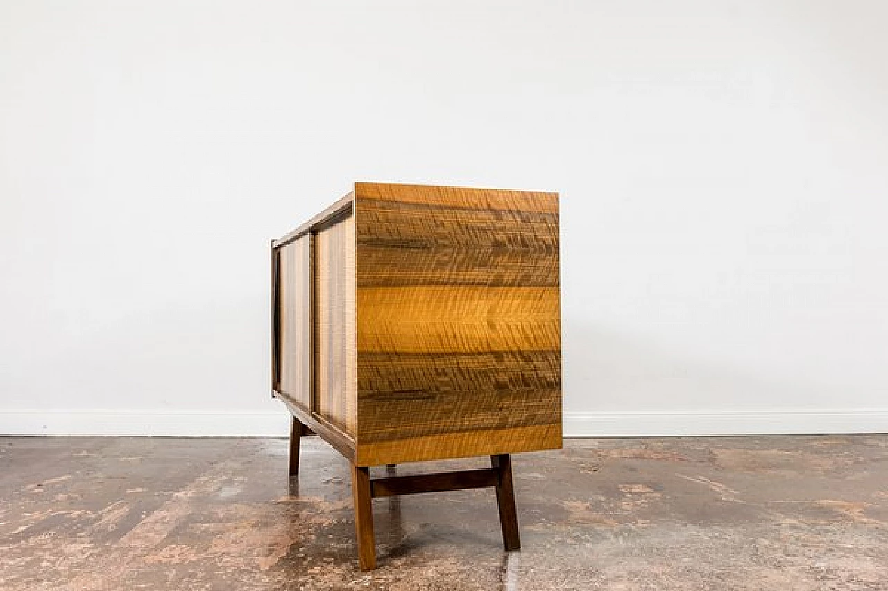 Plywood and walnut sideboard by Słupskie Fabryki Mebli, 1960s 10