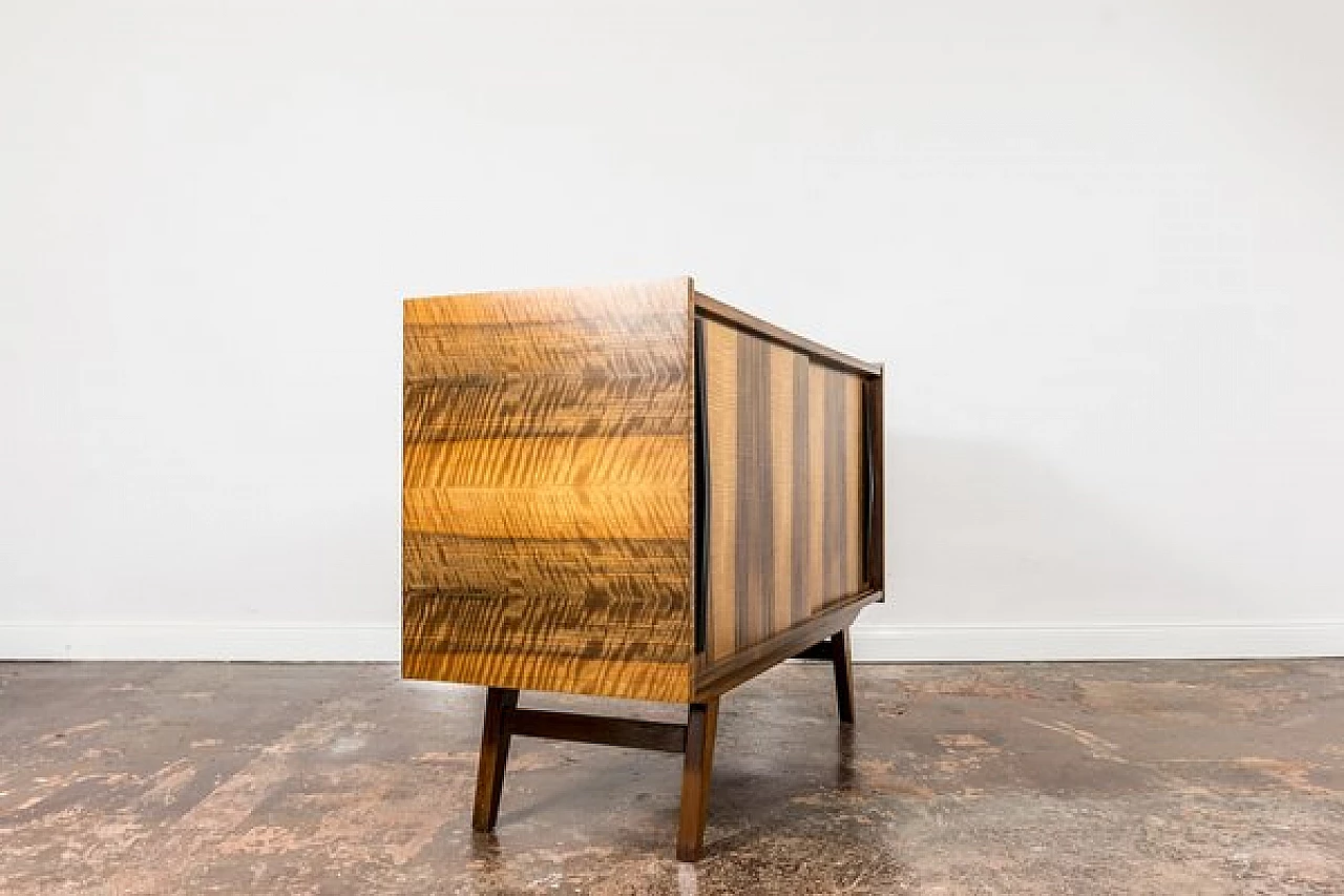 Plywood and walnut sideboard by Słupskie Fabryki Mebli, 1960s 11