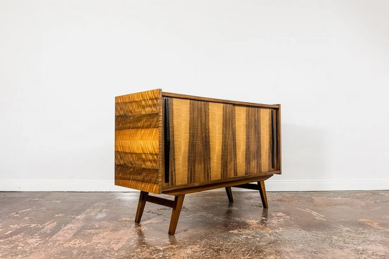 Plywood and walnut sideboard by Słupskie Fabryki Mebli, 1960s 12