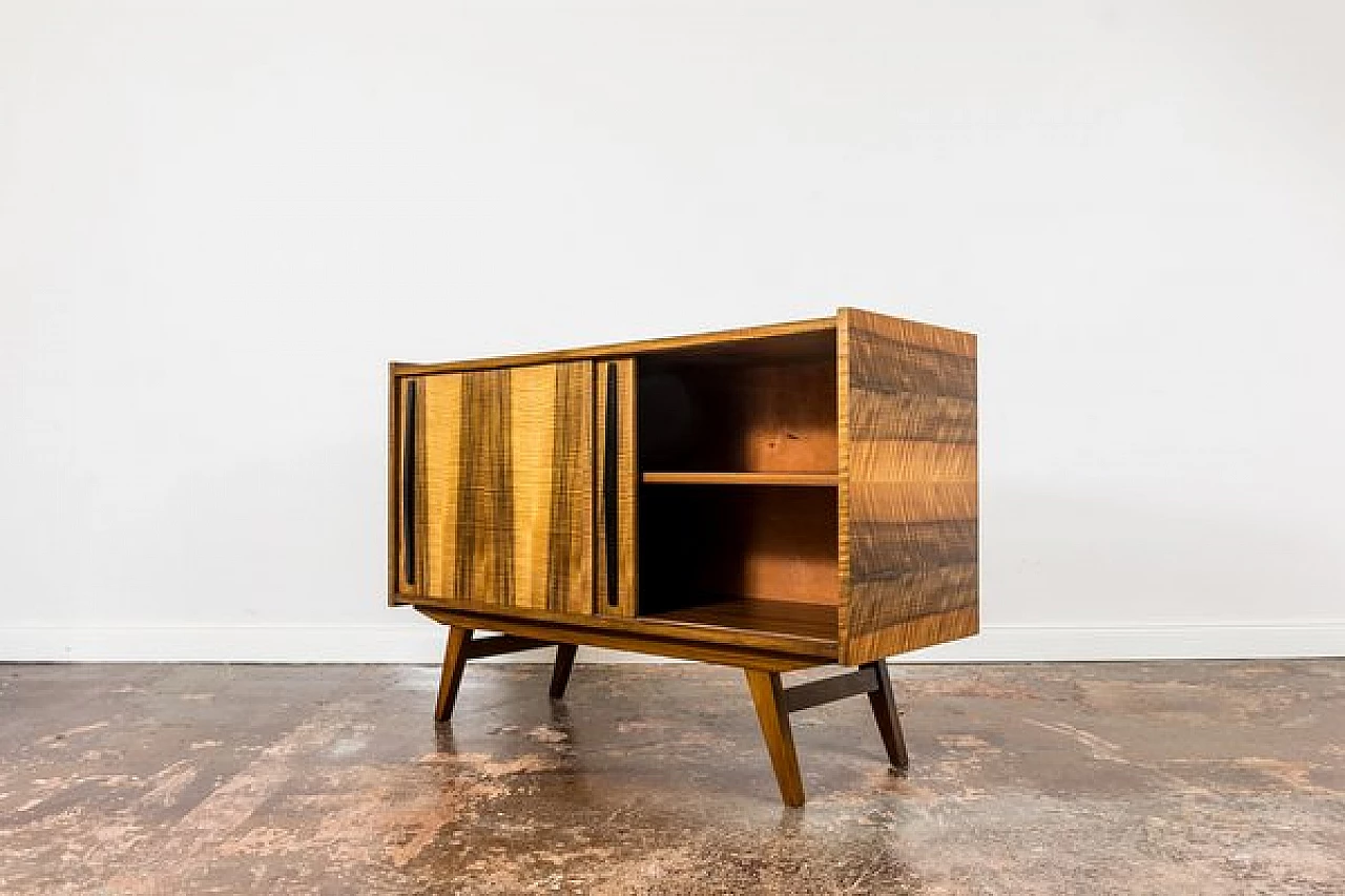 Plywood and walnut sideboard by Słupskie Fabryki Mebli, 1960s 13