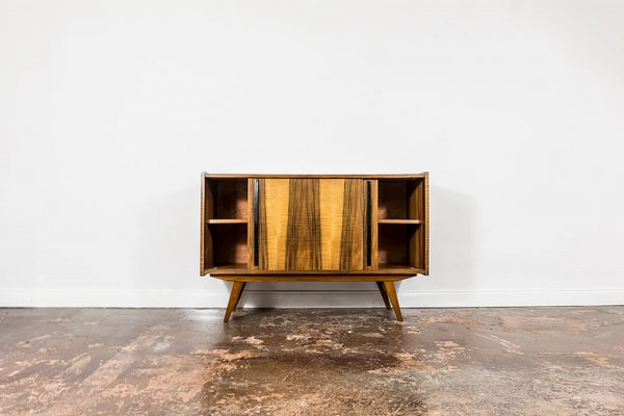 Plywood and walnut sideboard by Słupskie Fabryki Mebli, 1960s 15