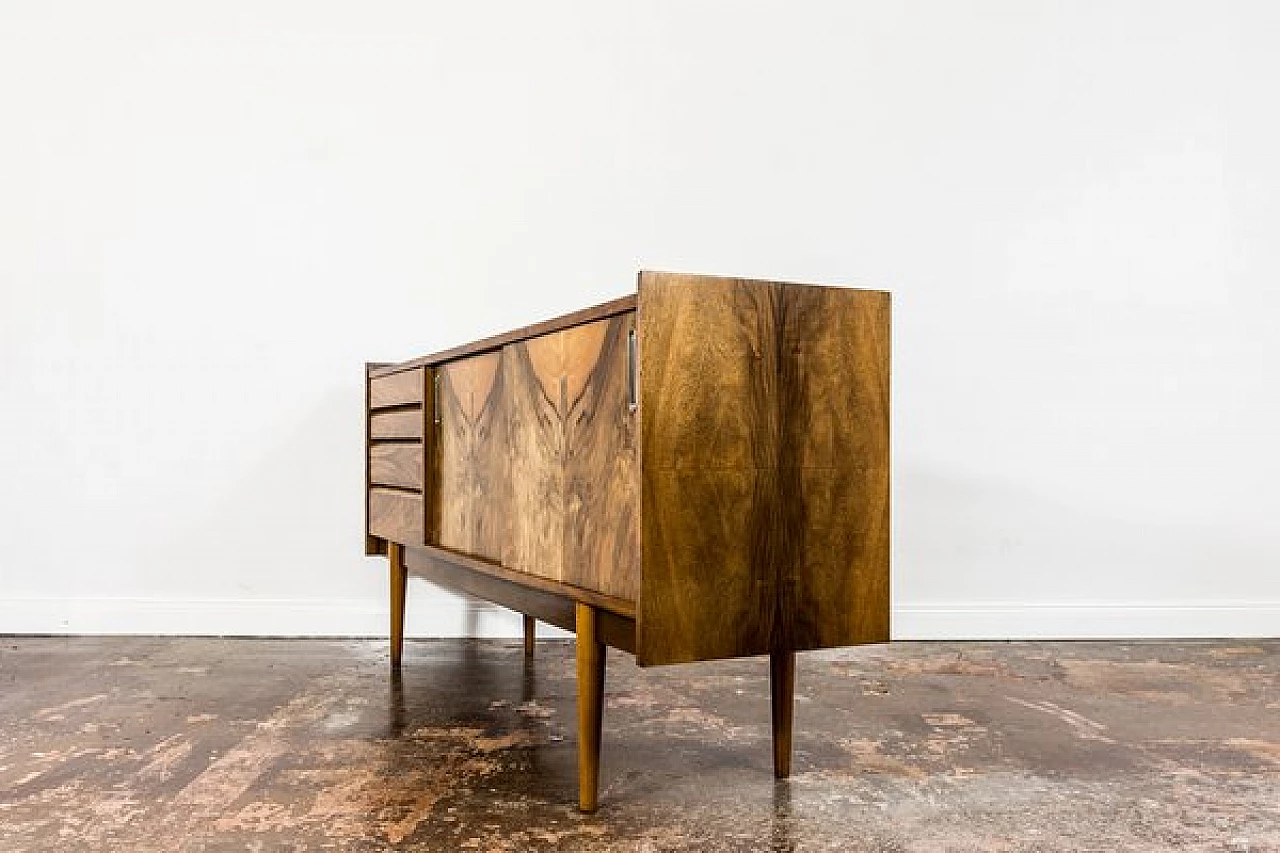 Polish walnut sideboard, 1960s 16