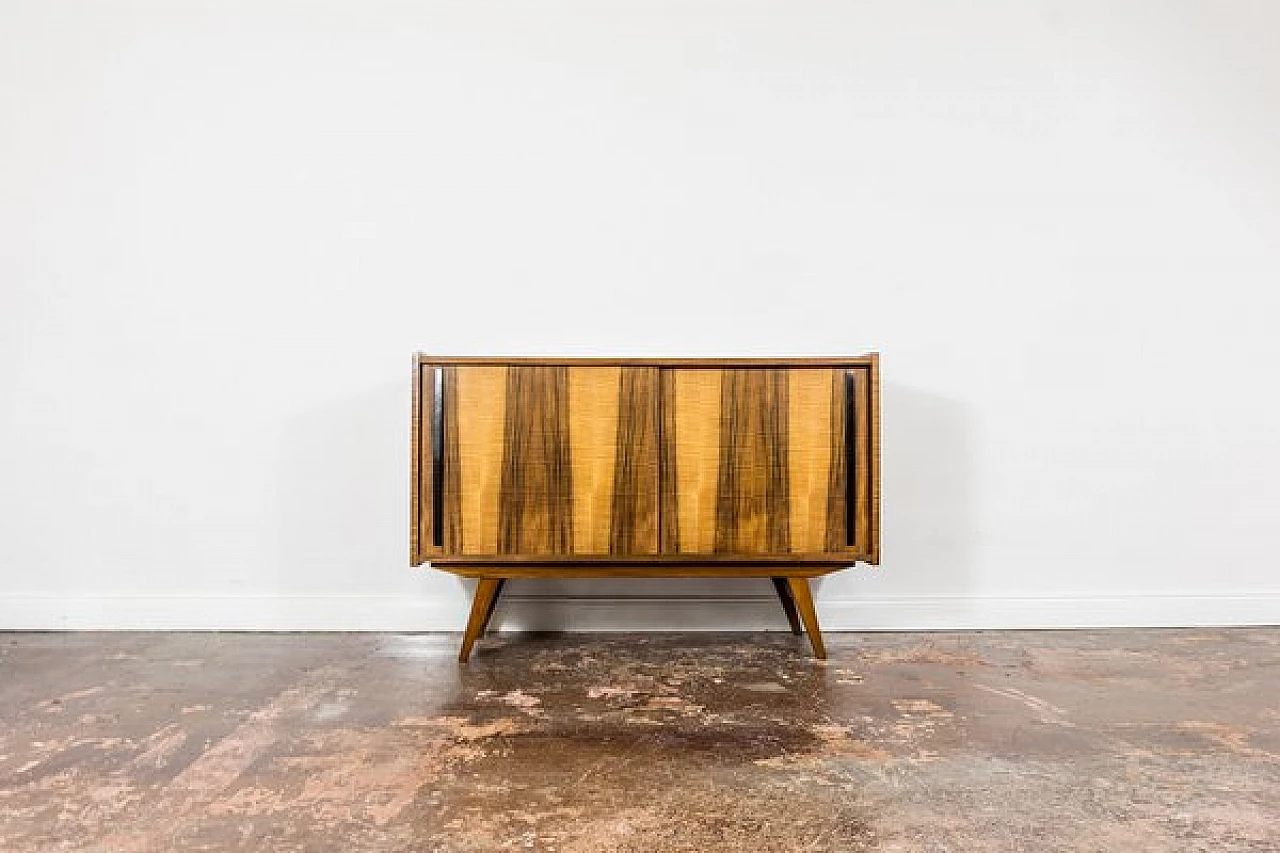 Plywood and walnut sideboard by Słupskie Fabryki Mebli, 1960s 16