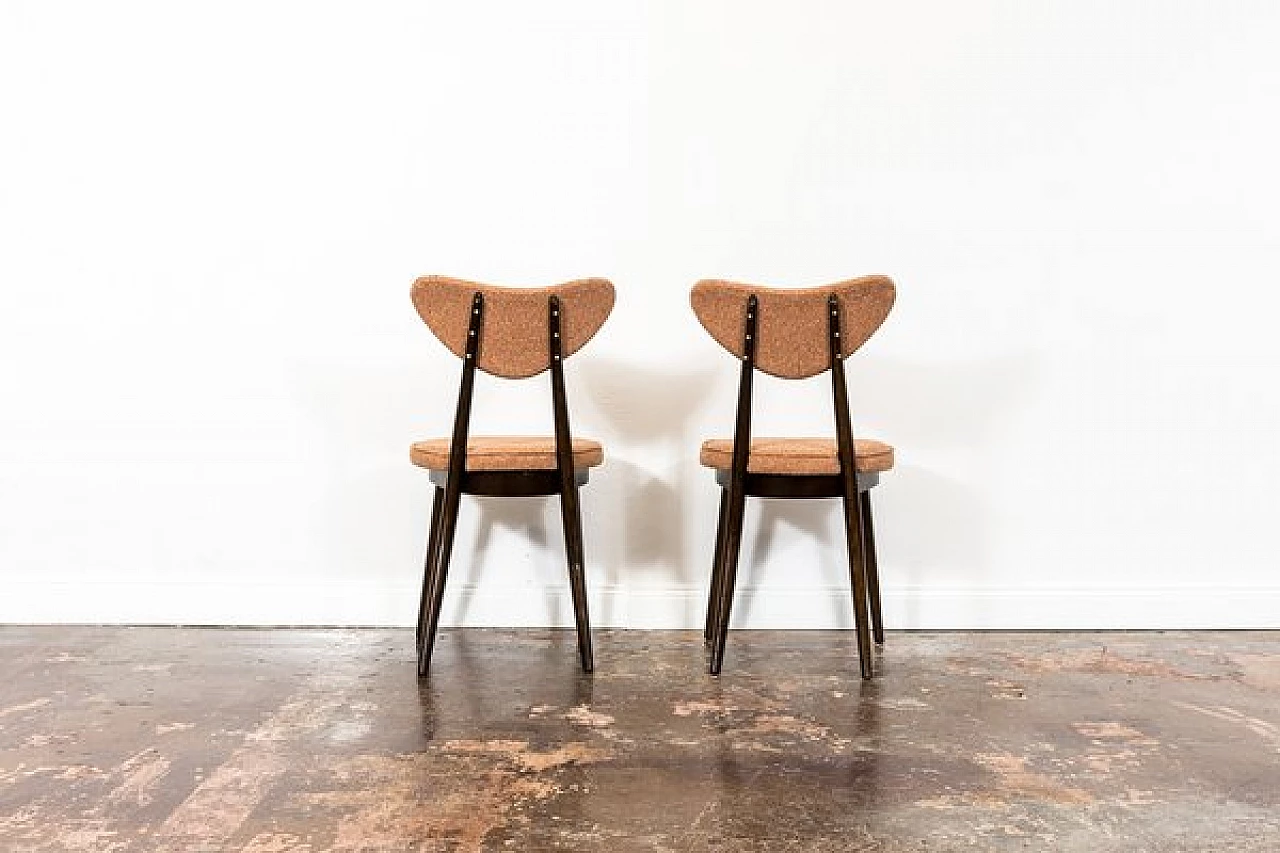 5 Dining chairs 124 by Helena & Jerzy Kurmanowicz, 1960s 17