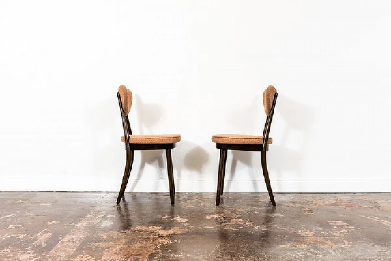 5 Dining chairs 124 by Helena & Jerzy Kurmanowicz, 1960s 19