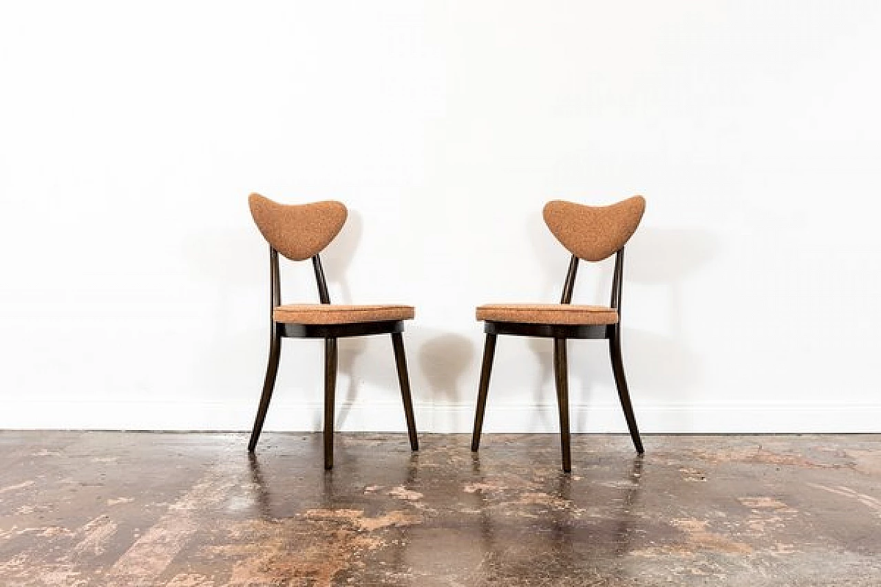 5 Dining chairs 124 by Helena & Jerzy Kurmanowicz, 1960s 22