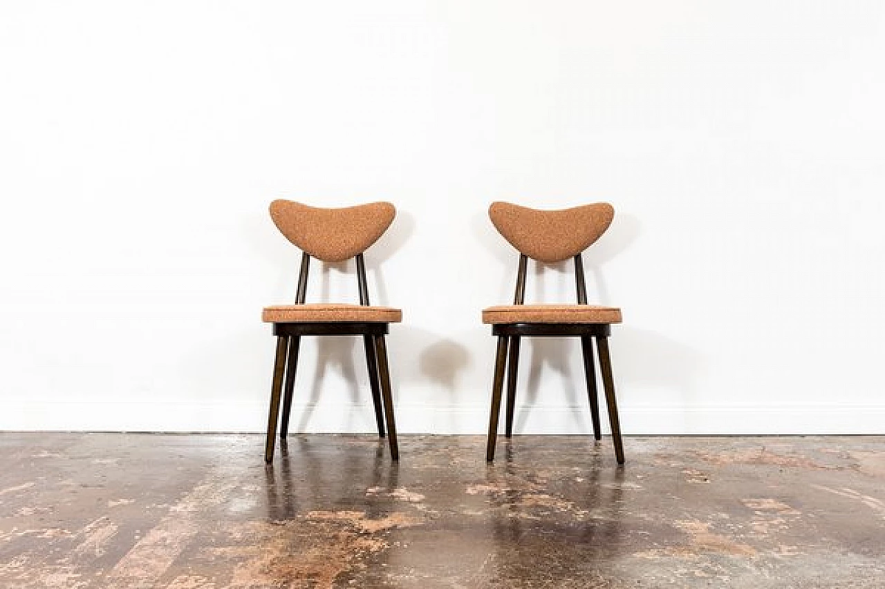 5 Dining chairs 124 by Helena & Jerzy Kurmanowicz, 1960s 23