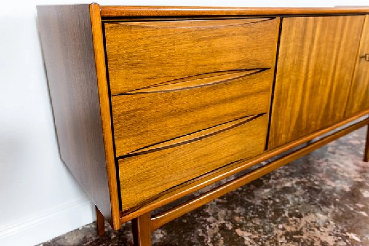 Plywood and walnut sideboard by Bydgoskie Fabryki Mebli, 1960s 14