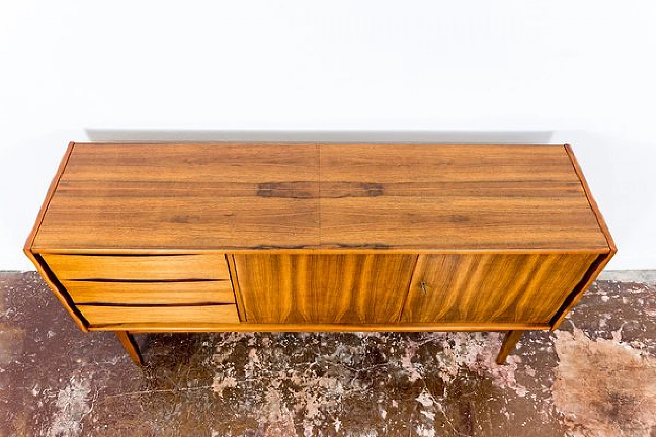 Plywood and walnut sideboard by Bydgoskie Fabryki Mebli, 1960s 15