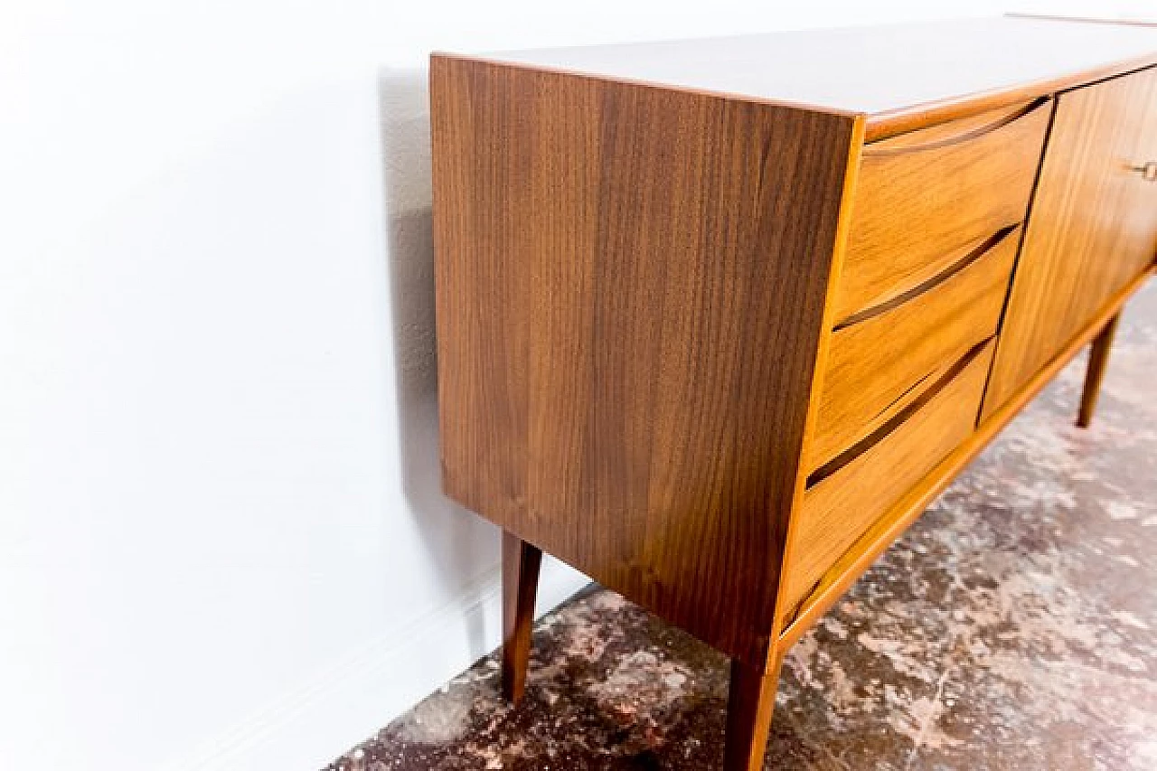 Plywood and walnut sideboard by Bydgoskie Fabryki Mebli, 1960s 18