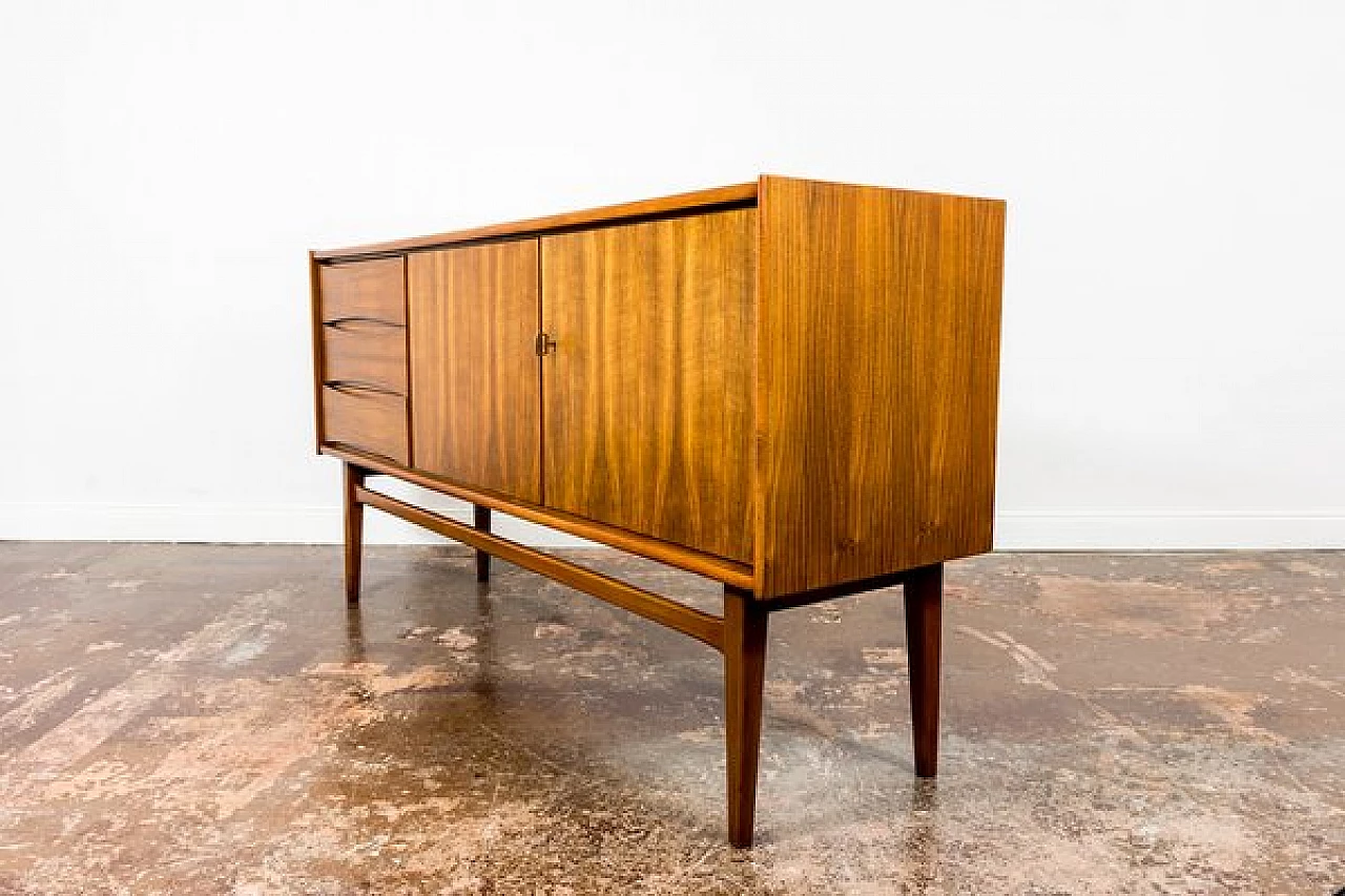 Plywood and walnut sideboard by Bydgoskie Fabryki Mebli, 1960s 19