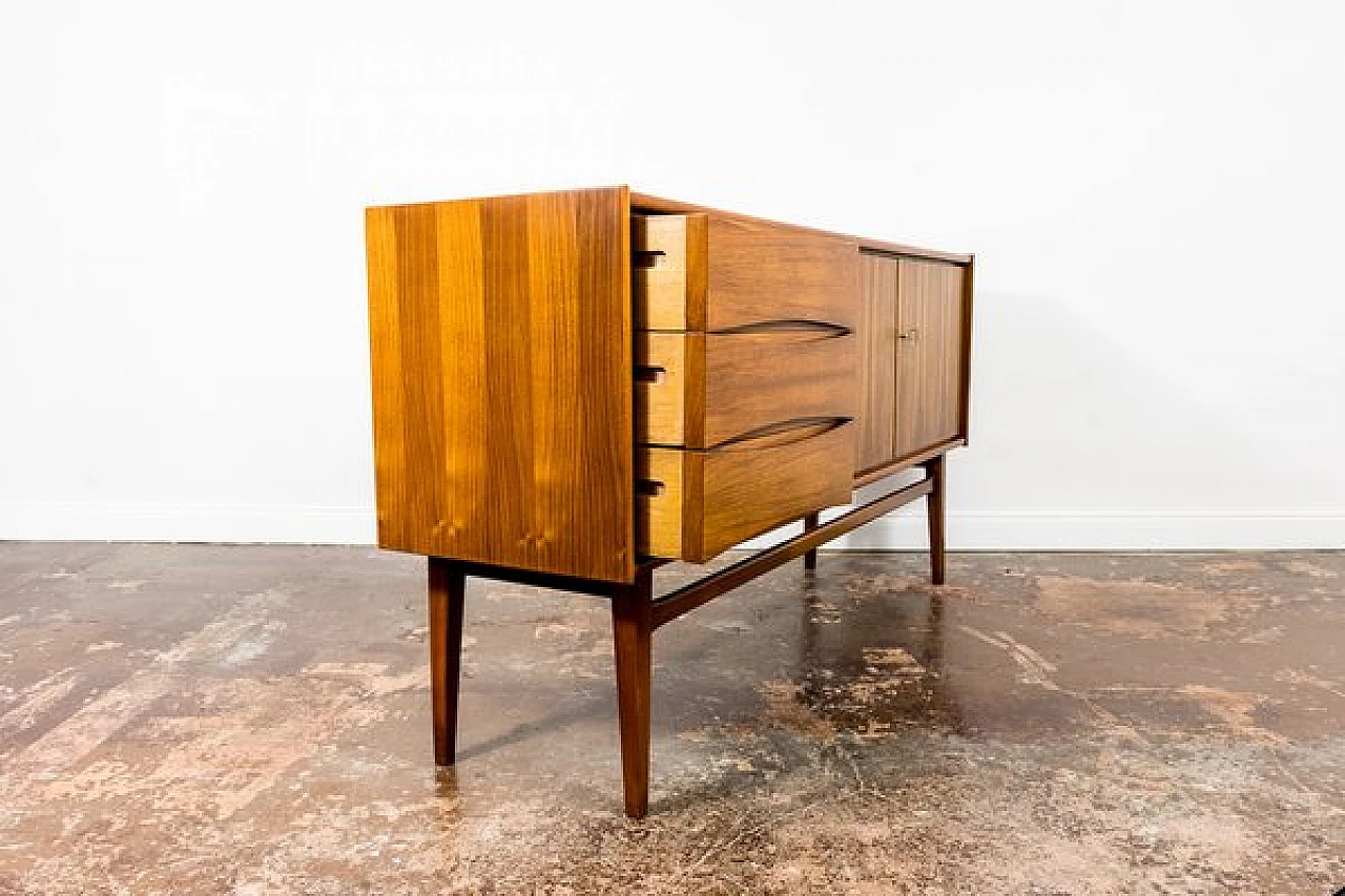 Plywood and walnut sideboard by Bydgoskie Fabryki Mebli, 1960s 20