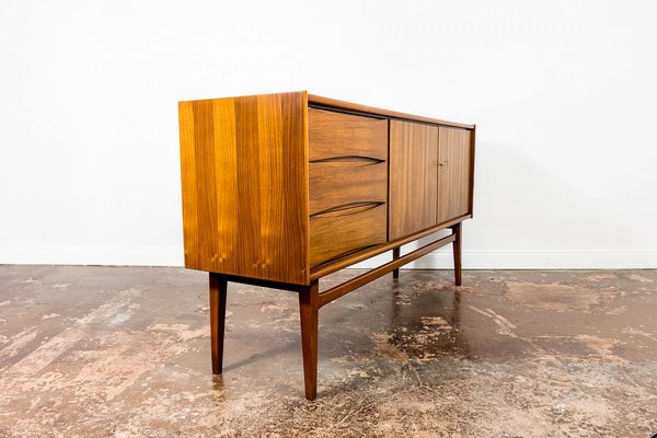 Plywood and walnut sideboard by Bydgoskie Fabryki Mebli, 1960s 22