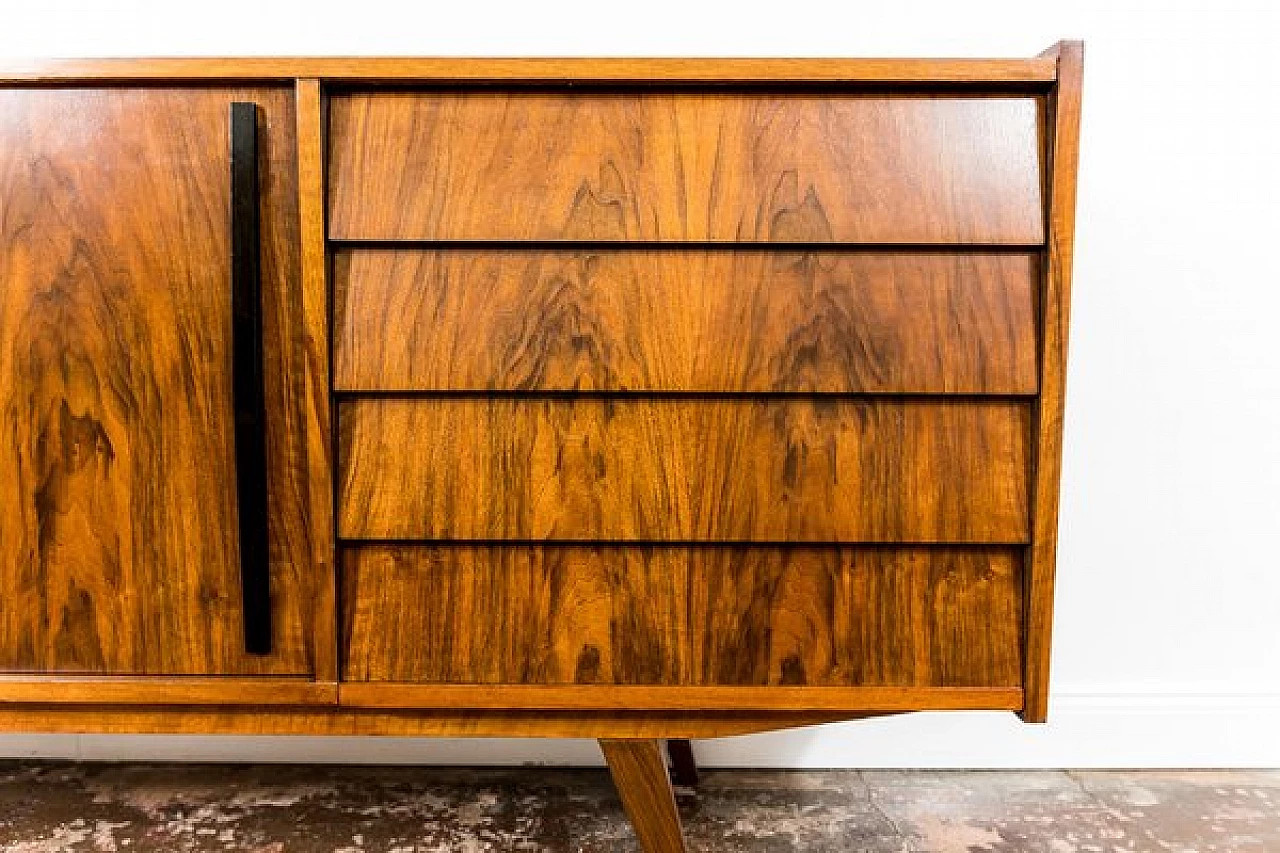 Walnut sideboard by Słupskie Fabryki Mebli, 1960s 2