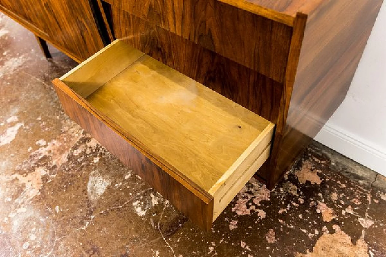 Walnut sideboard by Słupskie Fabryki Mebli, 1960s 4