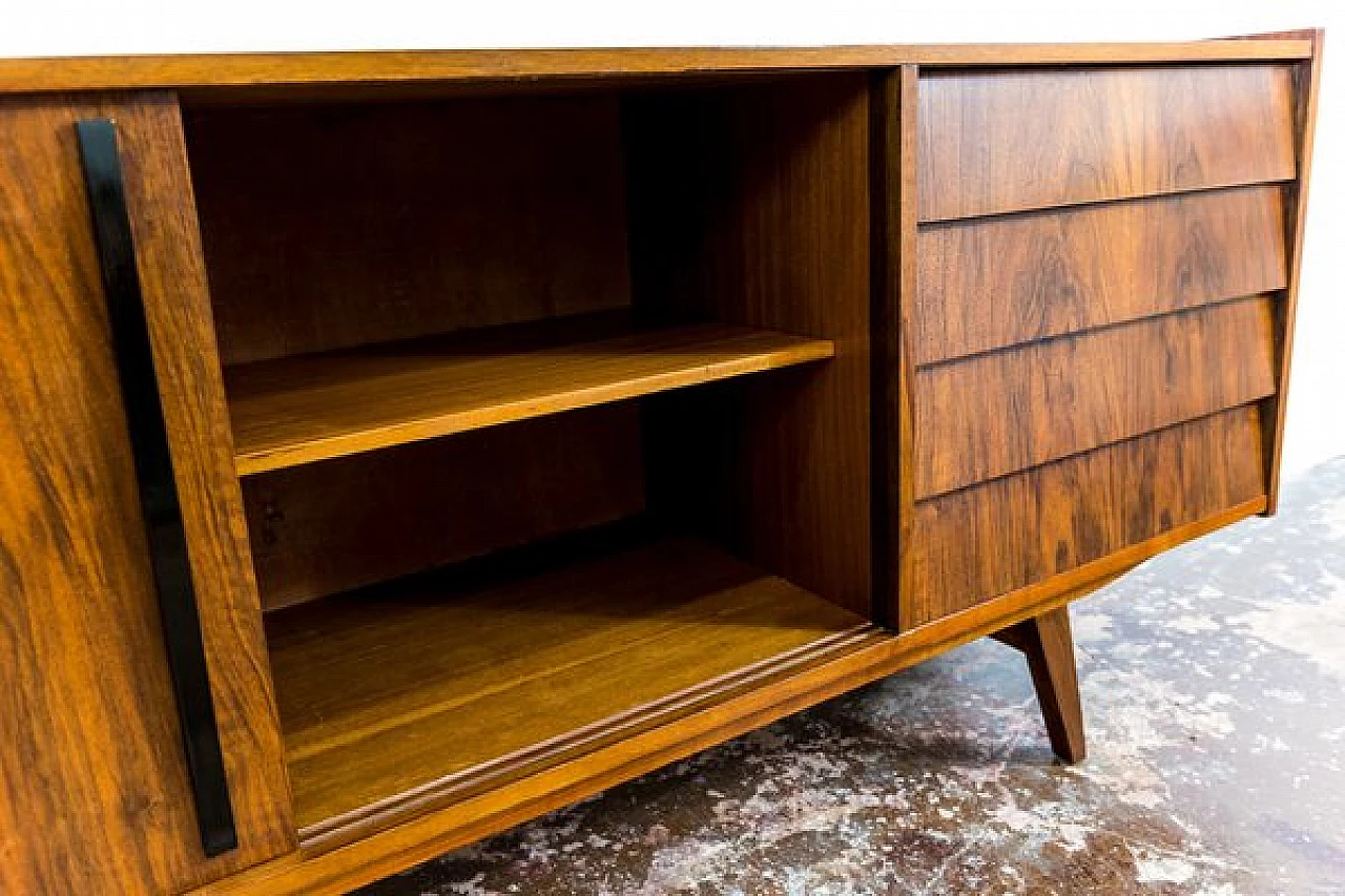 Walnut sideboard by Słupskie Fabryki Mebli, 1960s 5